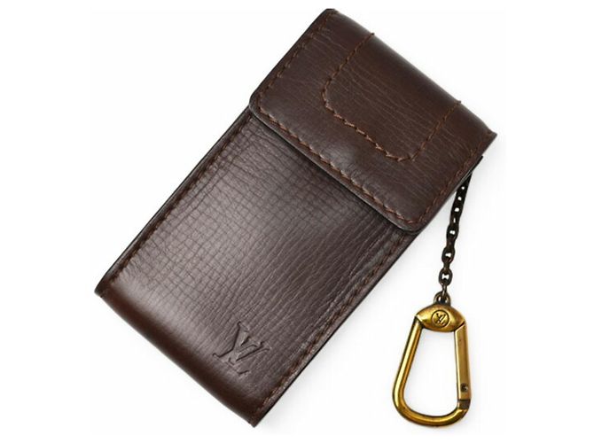 Louis Vuitton Vintage Keycase in Brown Utah Leather