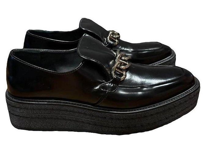 Prada Chocalate Black Leather 39