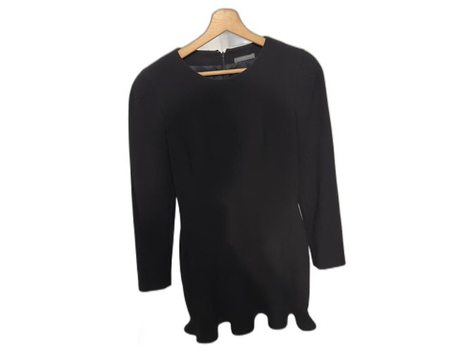 Alexander McQueen Mini Kleid Schwarz Viscose