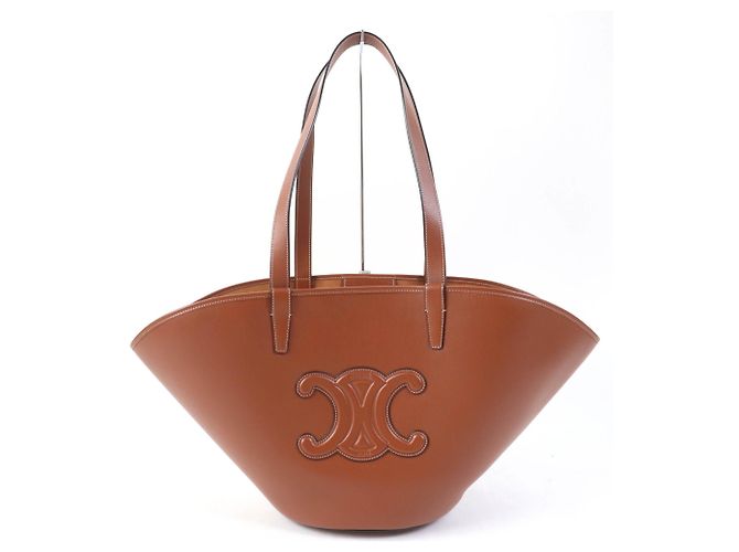 Céline Sac à main Celine Cuir Triomphe Coufun Medium 
