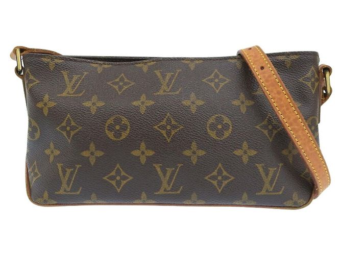 Bolsa de Ombro Trotter Monogram Louis Vuitton Monograma