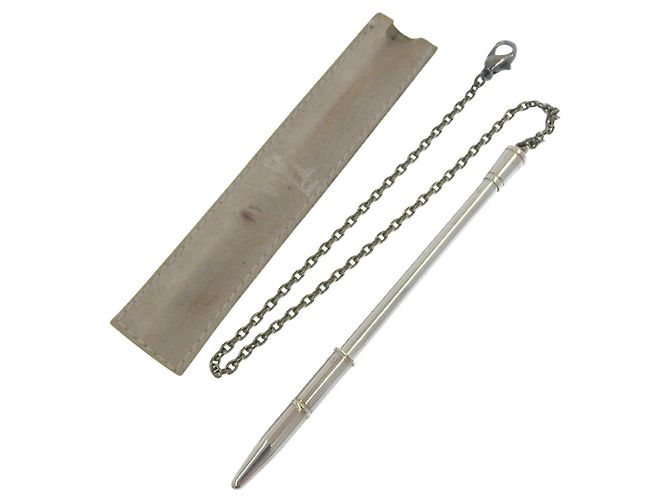 Penna a sfera Hermès in argento 925 