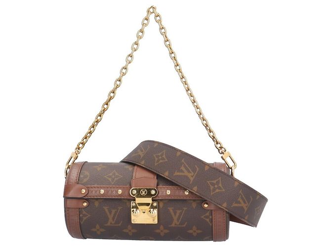 Sac à épaule Papillon Trunk Monogram Louis Vuitton Marron
