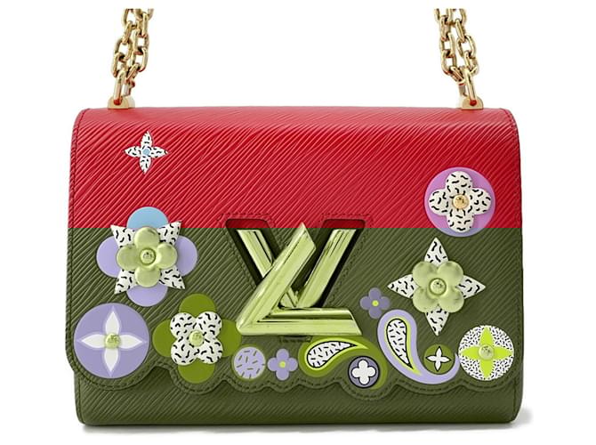 Louis Vuitton Epi Twist MM Shoulder Bag Red Leather  ref.2615074