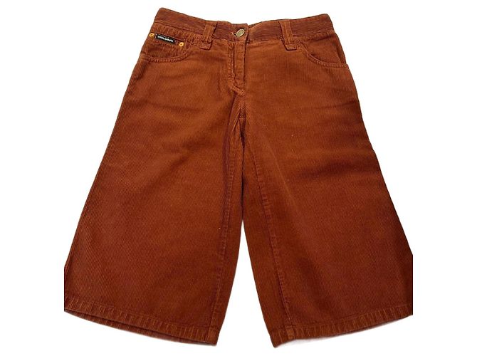 Dolce & Gabbana Bermuda Shorts aus Samt Braun