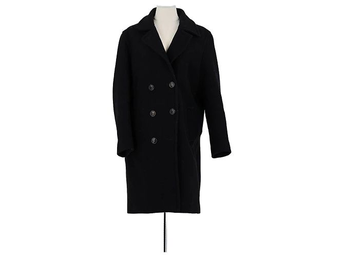 Gerard Darel Black wool coat