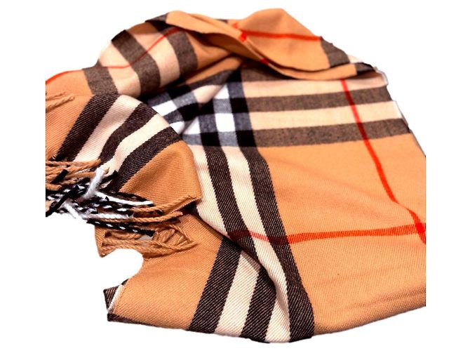 Burberry Sciarpe da Uomo Multicolore Cachemire