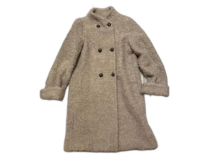 Max Mara INTREND wool mohair alpaca coat grey
