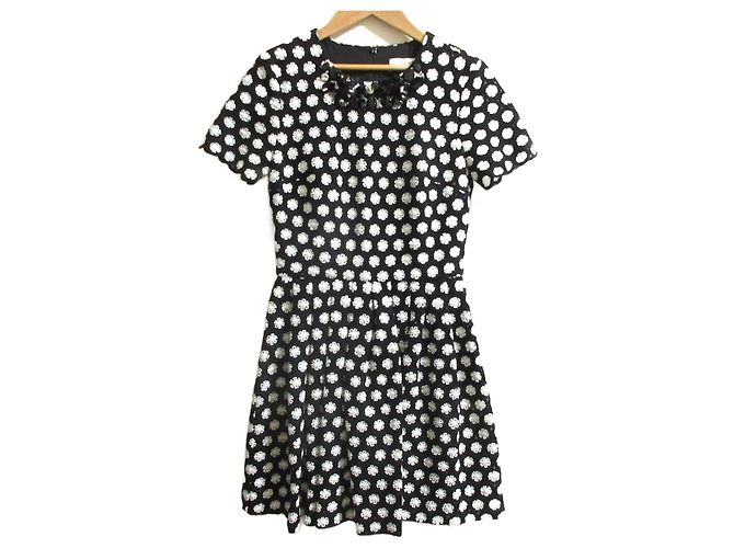 Autre Marque Blugirl Schlagkleid Schwarz Weiß