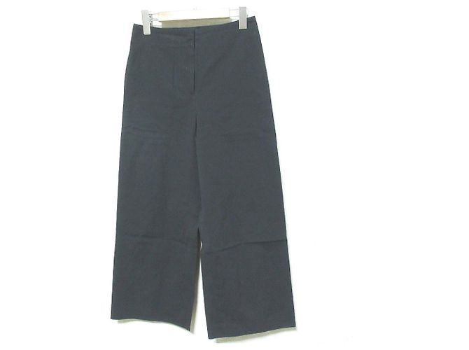 Autre Marque Calça cropped larga em algodão leve stretch DES PRES Preto