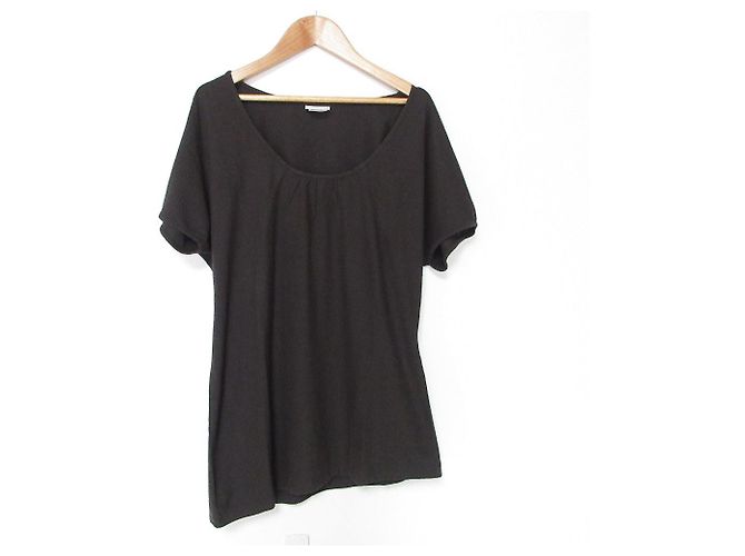 Autre Marque Leinenmischung Top von Dries Van Noten Grau Anthrazitgrau