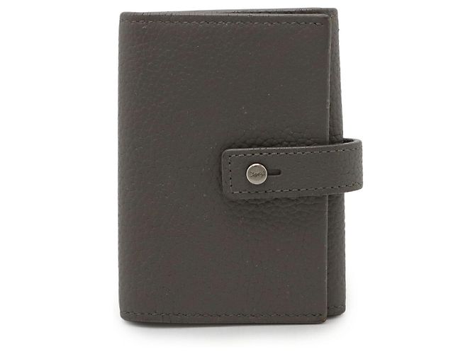 Yves Saint Laurent Saint Laurent Paris Leather Key Case Grey