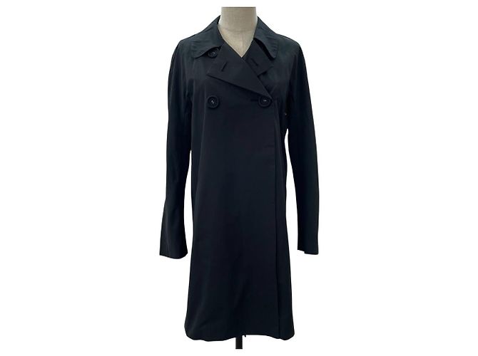 Autre Marque Manteau long à double boutonnage Joseph pour le printemps Noir