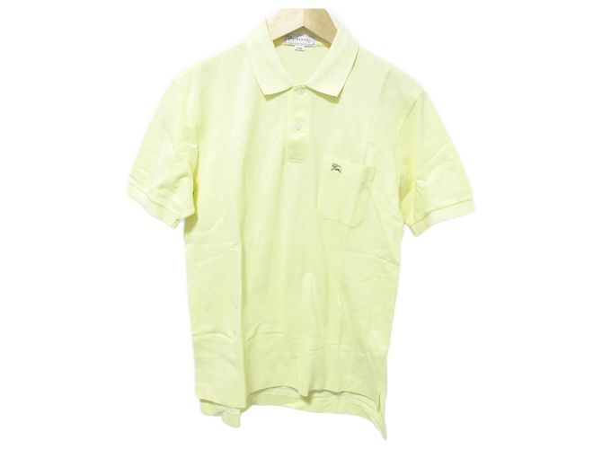 T-shirt in cotone Piqué Burberrys Giallo
