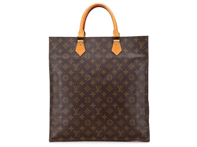 Sac Plat Monogramma Marrone Louis Vuitton