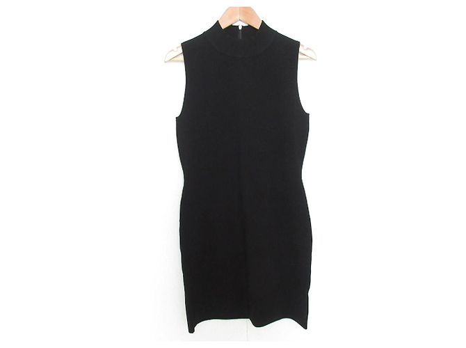 Michael Michael Kors Kleid mit Stehkragen Schwarz