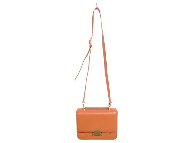 Autre Marque Borsa a Spalla con Patta Kabinett BOX Marrone Cammello