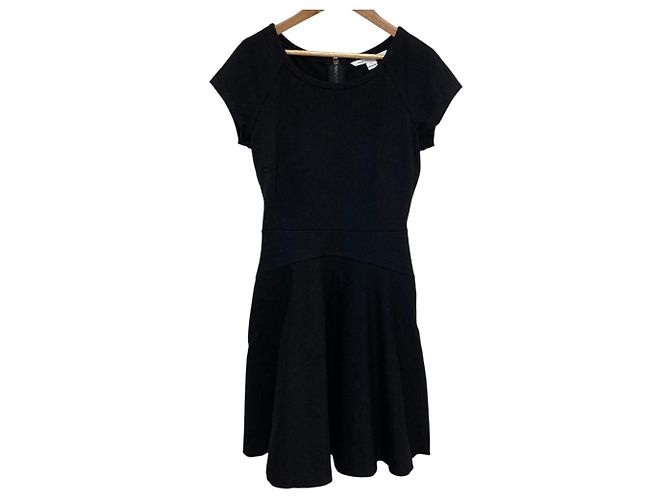 Autre Marque Diane von Furstenberg Kleid Schwarz