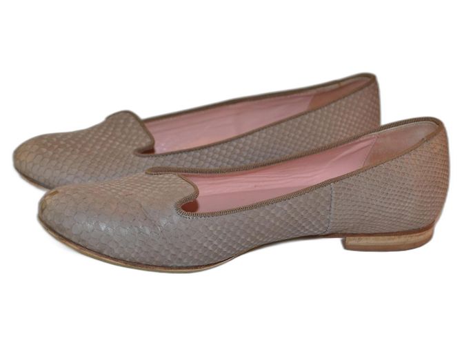 Sapatilhas Pollini Studio castanhas em pele tamanho 37 Marrom