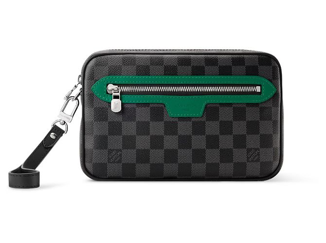 Louis Vuitton Pochette Kasai Damier Graphite Vert