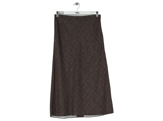 Vince Brown Polyester Skirt M