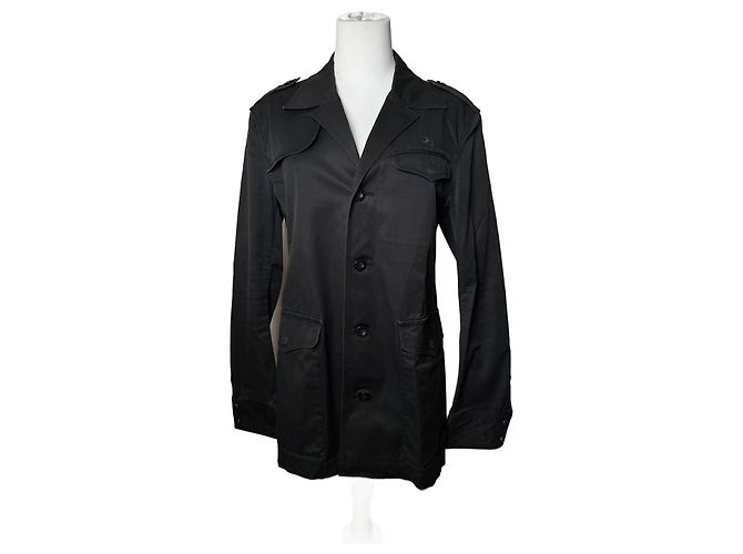Vintage Burberry Trenchcoat Schwarz M/L