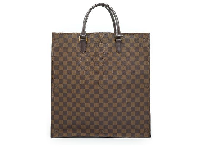 Louis Vuitton Sac Plat Damier Ebene Marron