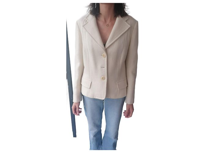 Weekend Max Mara Jacke aus weißer Wolle