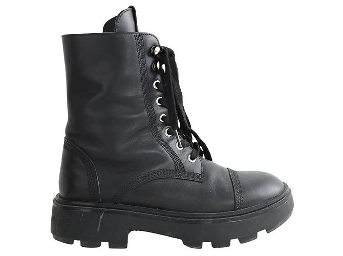 Miu Miu Black leather boots