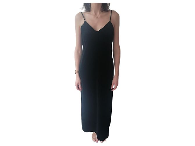 Chantal Thomass Abendkleid aus schwarzem Samt