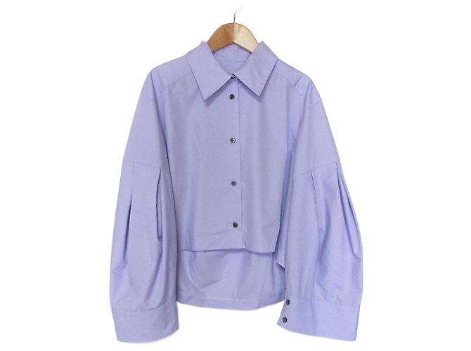 Autre Marque Camisa de Manga Larga Diagram Roxo