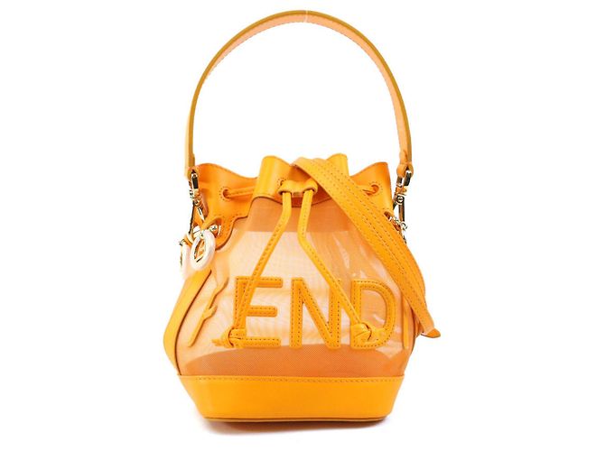 Mini bolsa Mon Tresor da Fendi Laranja