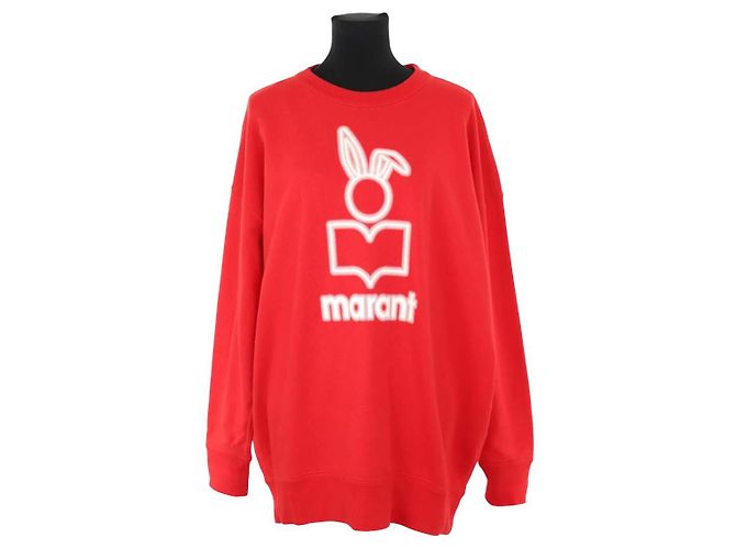 Isabel Marant Suéter de algodão vermelho