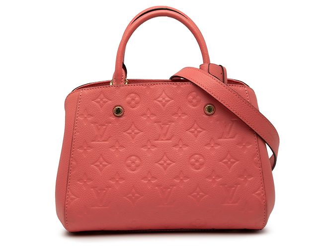 Louis Vuitton Monogram Empreinte Montaigne BB Rose