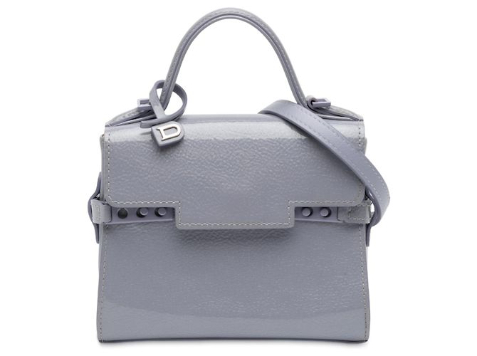 Bolsa Tempete Micro em verniz roxo da Delvaux