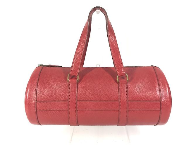 Sac Boston Mini Arty Vintage Hermès Rouge
