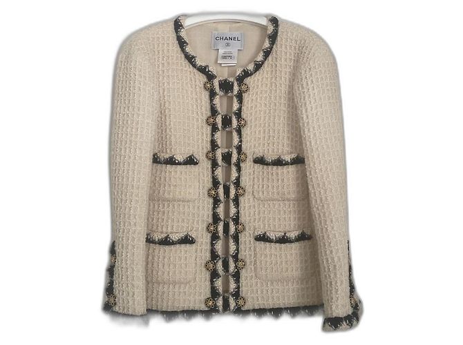 Chanel 2015P Paris-Salzburg Jacket White