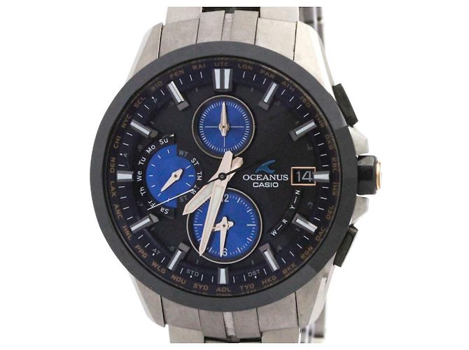 Casio Oceanus Manta 10th Anniversary Solar Titanium Watch
