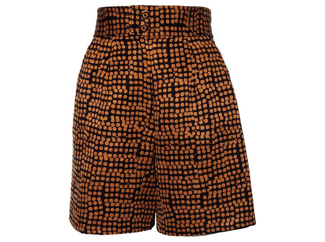 Bermuda Christian Lacroix com bolinhas Preto