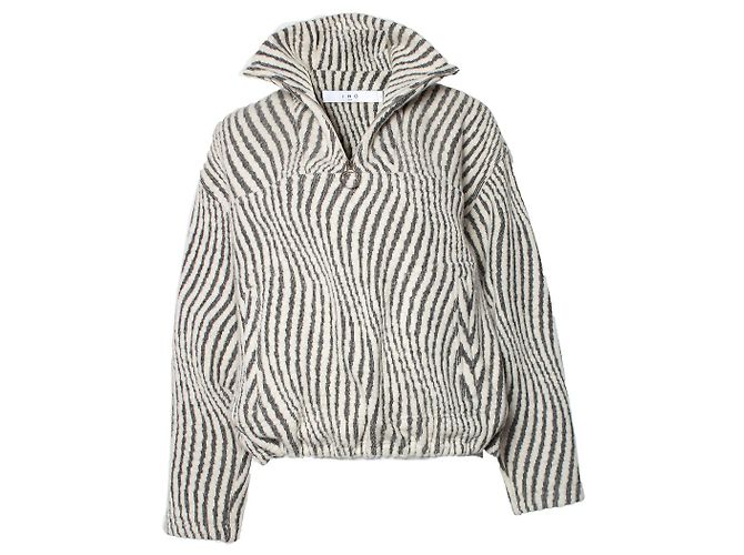 IRO Zebra Jonjie Pullover Weiß Roh 