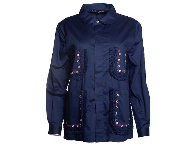 Autre Marque Bestickte Bluse Jupe by Jackie Blau