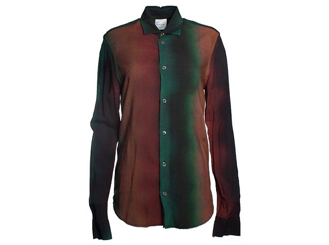 Camicia stampata multicolore sfumata Paul Smith
