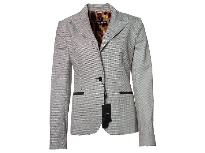 Dolce & Gabbana Houndstooth blazer Black