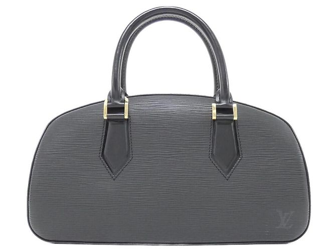 Graceful Bolsa de couro Epi Jasmine da Louis Vuitton Preto