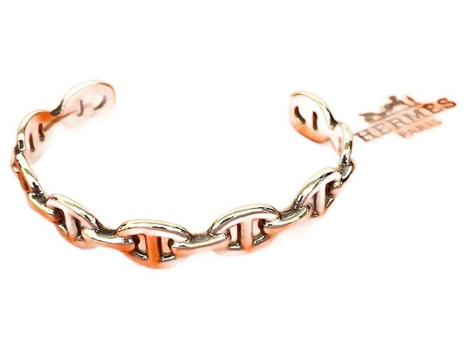 Pulsera de Plata Chaine d'Ancre Enchainee de Hermès Metálico