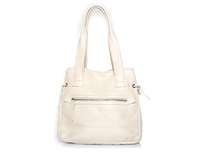 Hogan white leather shopper