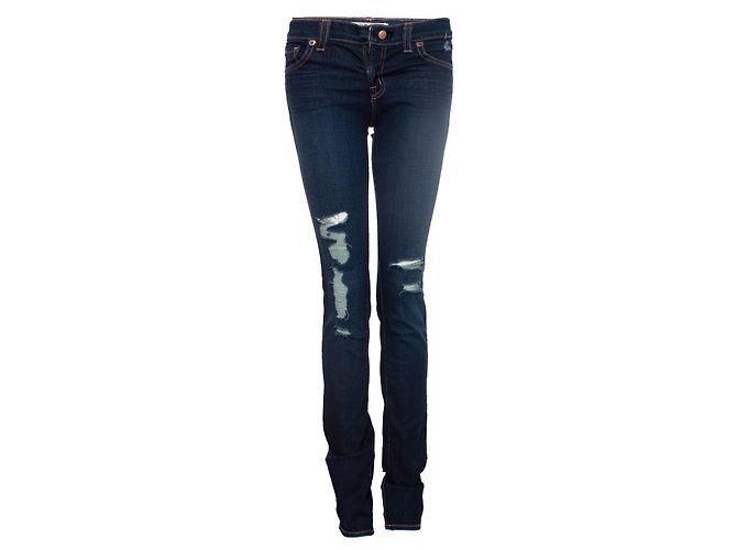 Jeans azul rasgado J Brand
