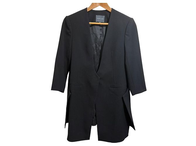 Autre Marque Giacca senza colletto MARYLING Nero