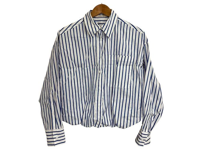 Autre Marque Blusa a rayas Dorothee Schumacher Blanco Azul