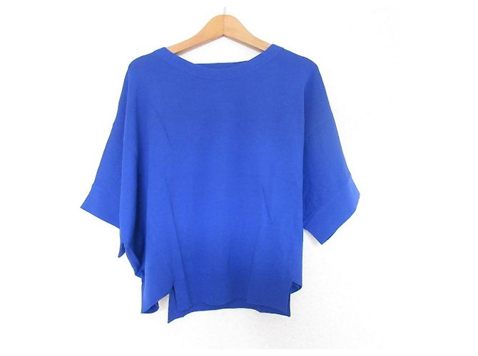 Autre Marque Der TOTALITE PULLOVER MIT DOLMANÄRMEL AUS FELL Blau